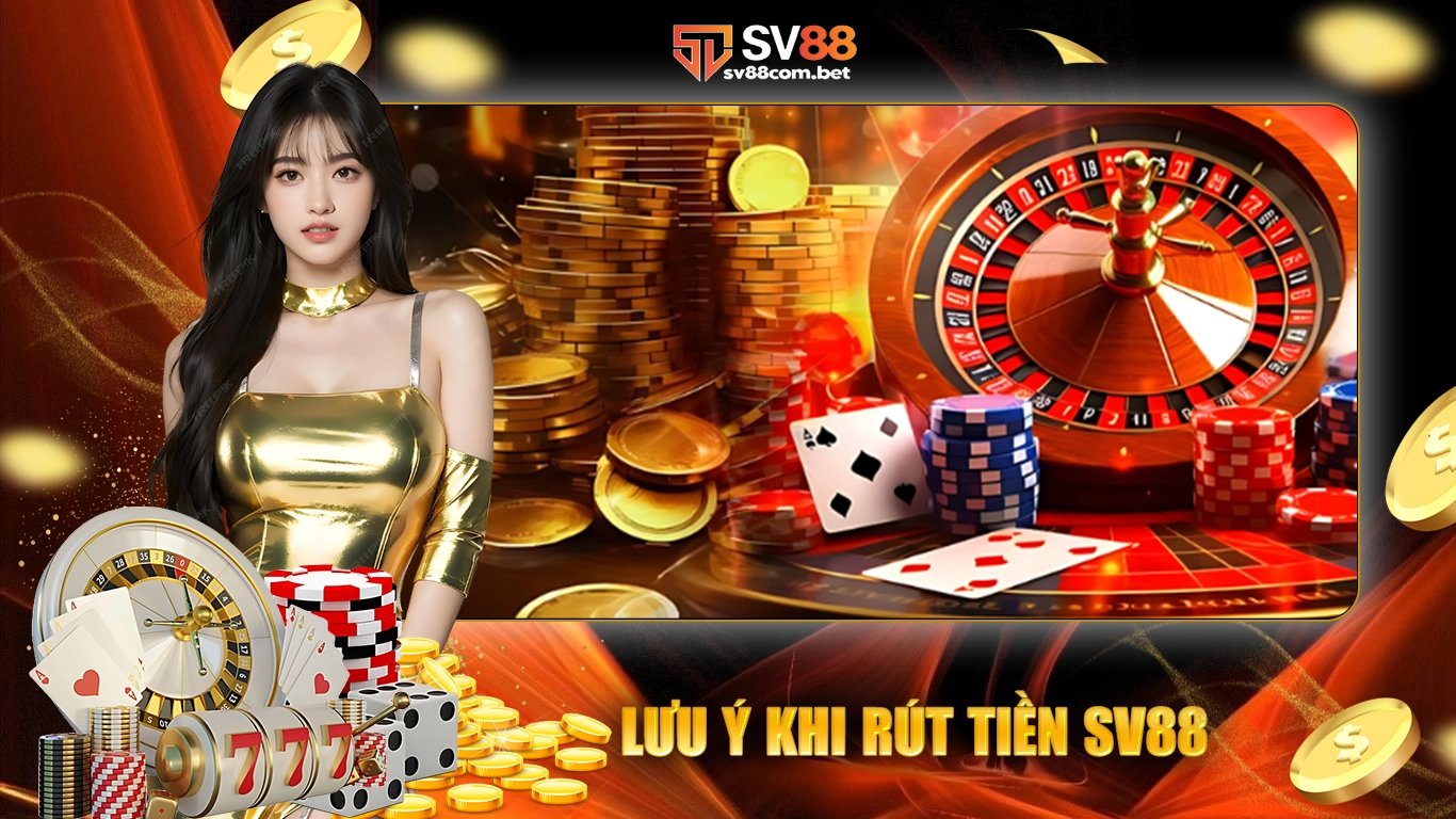 Lưu ý khi rút tiền sv88